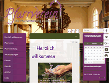 Tablet Screenshot of pfarrverein-ekbo.de